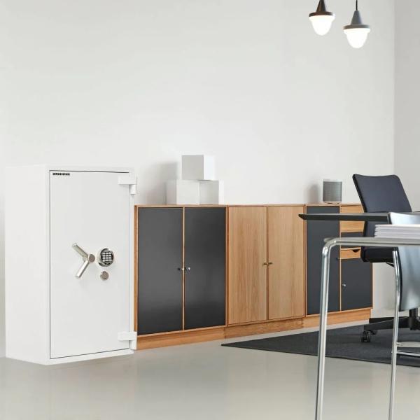 Rottner Wertschutzschrank EN4 Projekt 100 Fire Premium Elektronikschloss lichtgrau T05950